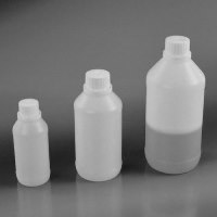 Aptaca бутылка цилиндрическая 100 мл из ПЭВП с узкой горловиной и белой крышкой