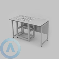 Столы лабораторные антивибрационные для весов, шириной 1200 мм, 1200x600x750(900), серии NL