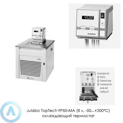 Julabo TopTech FP50-MA (8 л, −50...+200°C) охлаждающий термостат