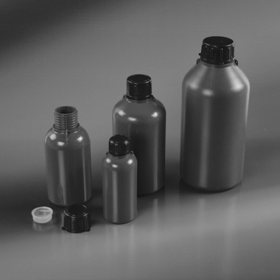 Aptaca бутылка цилиндрическая для реактивов 1 000 мл темно-серая из ПЭ