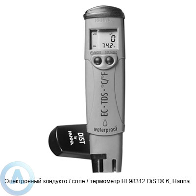Hanna Instruments HI98312 DiST 6 карманный кондуктометр