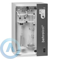 Паровой дистиллятор behr S 3 с добавкой NaOH, H2O и аспирацией