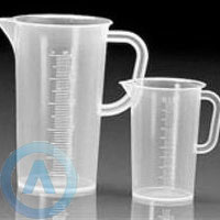 Прозрачный стакан с рельефной градуировкой 100 мл, полипропилен