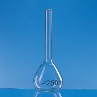 Brand Blaubrand мерная колба 25 мл с ободком на горлышке (индивидуальный сертификат ISO)