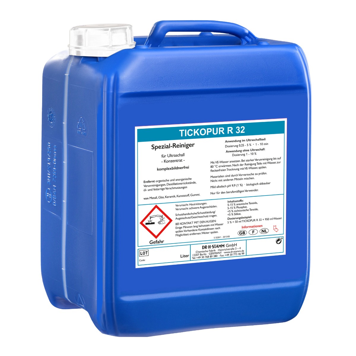 Bandelin Tickopur R 32 очиститель без комплексообразующих агентов 10 л