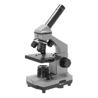 Школьный микроскоп «Микромед Эврика» 40х-400х в кейсе (фуксия)