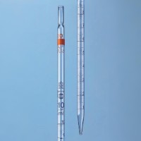 Brand Blaubrand градуированная пипетка 5 мл с делениями 0,1 мл типа 2 с ватной пробкой