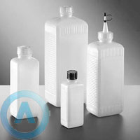 Четырёхгранная бутылка Kautex из ПВП на 500 мл с крышкой (ПНП)