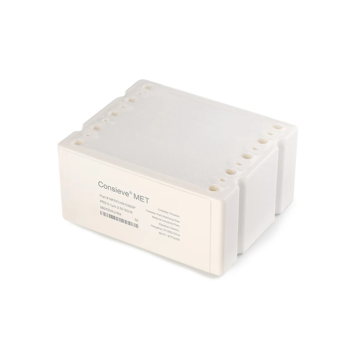 Cobetter Consieve MET PVDF кассета для микрофильтрации 2,5 м2 с порами 0,1 мкм