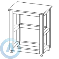 Столы лабораторные для весов, шириной 600 мм, 600x400x750(900), серии NS