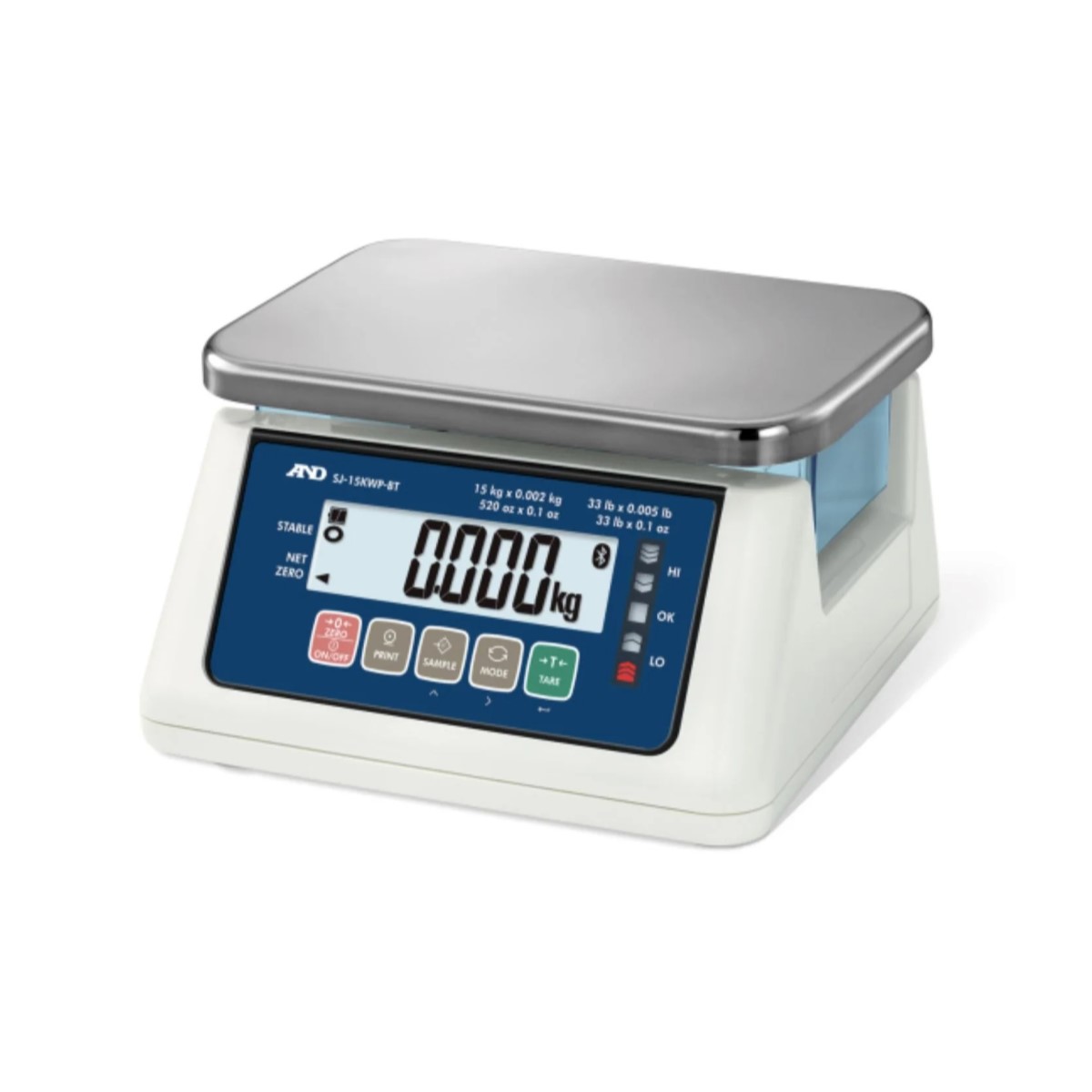 AnD SJ-3000WP-BT влагозащищенные счетные весы