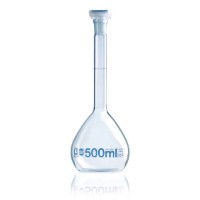 Brand Blaubrand мерная колба 10 мл со шлифом NS 10/19 и пробкой из ПП (сертификат партии ISO)