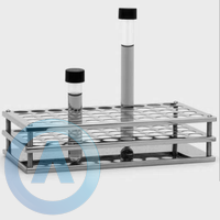ISOLAB штатив из нержавейки на 5x10 мест для пробирок диаметром 13 мм