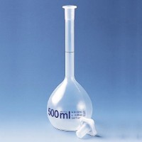 Brand мерная колба 250 мл класса A из прозрачного ПМП с пробкой из ПП