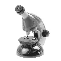 Микроскоп «Микромед Атом» 40x-640x монокулярный (лазурь)