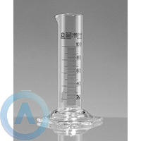 Цилиндр низкий 90 мм мерный стеклянный с носиком SILBERBRAND ETERNA 1-10-2