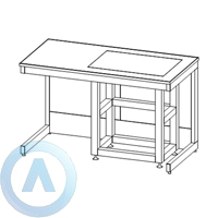 Столы лабораторные для весов комбинированные, шириной 1200 мм, 1200x600x750(900), серии MML
