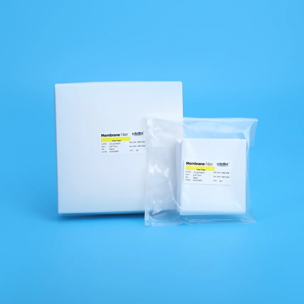 Cobetter фильтровальная бумага для вестерн-блоттинга 0,85x75x84 мм