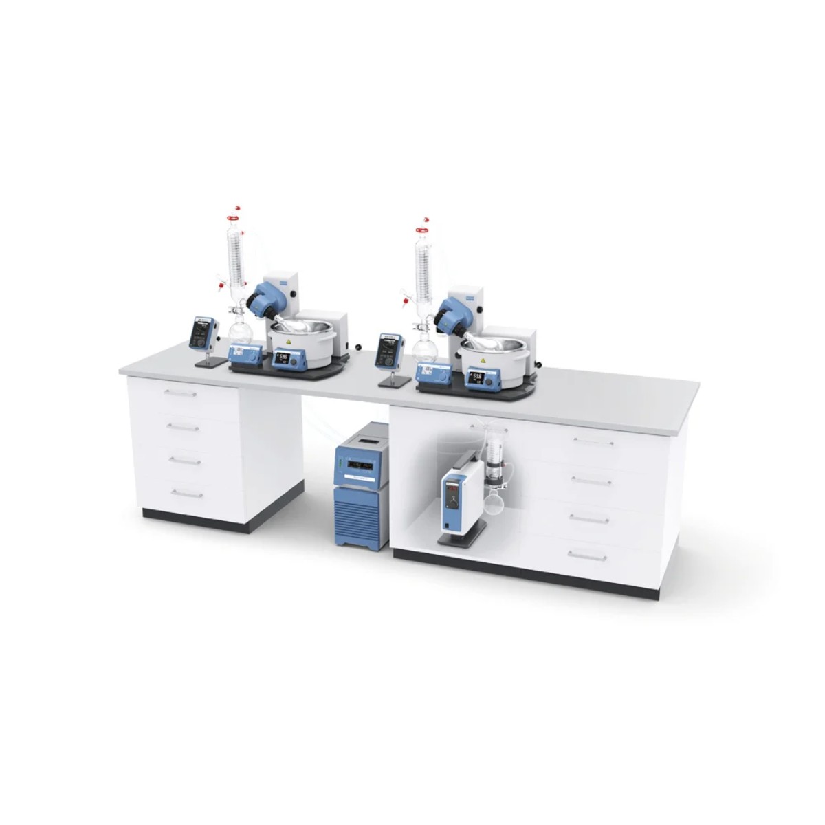 IKA RV 10 digital pro V double Complete комплект ротационного испарителя