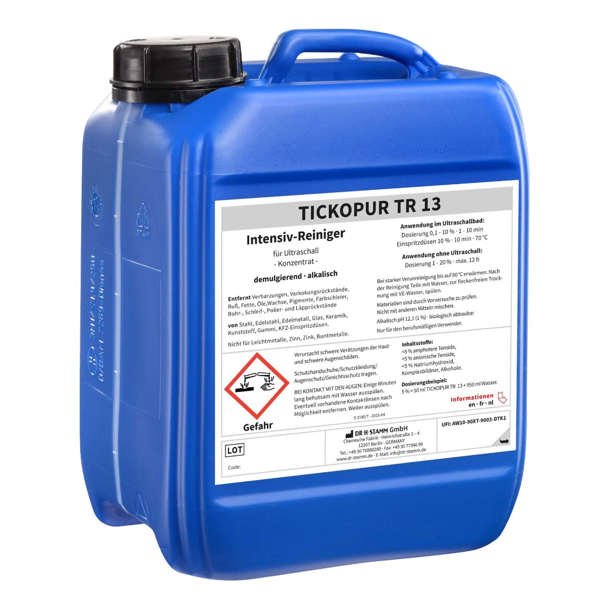 Bandelin Tickopur TR 13 интенсивный щелочной очиститель 5 л