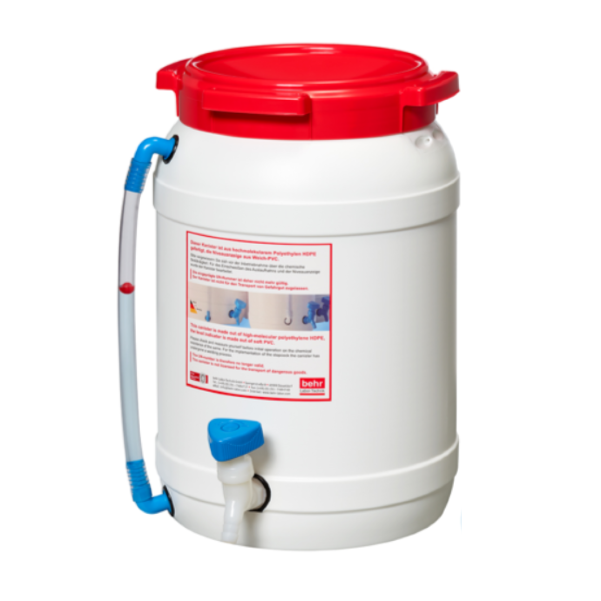 Behr behroplast WF 20 H бутыль с широким горлом и краном на 20 л из ПЭВП