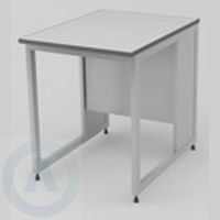 Лабораторные столы с тумбой из ЛДСП, шириной 600 мм, 600x600(790)x750(900), серия NL