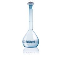 Brand Blaubrand PURprotect стеклянная мерная колба 250 мл с пробкой из ПП