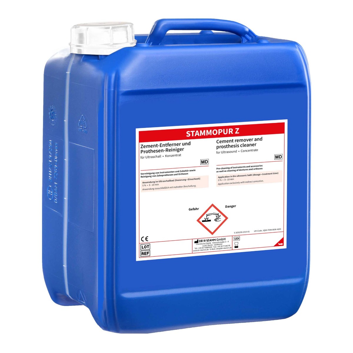 Bandelin Stammopur Z средство для удаления цемента и очистки зубных протезов 10 л