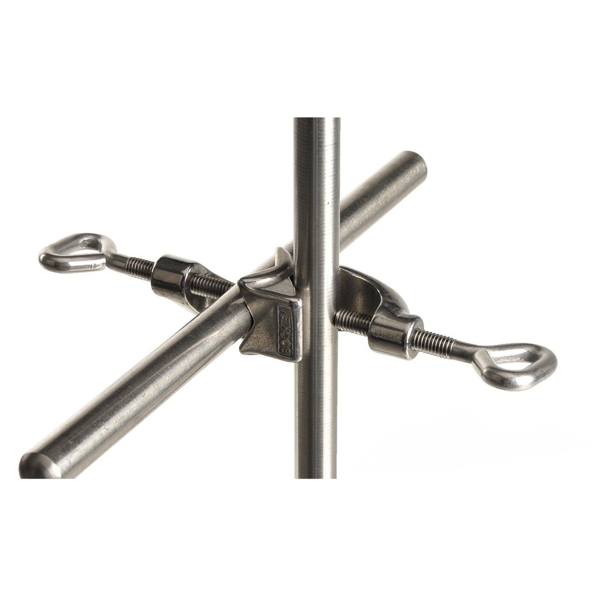 Bochem двойной крепежный узел Ø16,5 мм с резьбой 6 и винтами типа 3 из нержавеющей стали