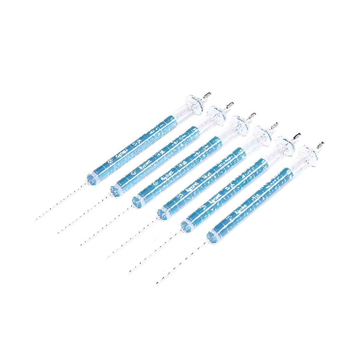 Agilent Blue Line газонепроницаемый шприц 10 мкл с фиксированной иглой 23/42/конус (6 шт.)
