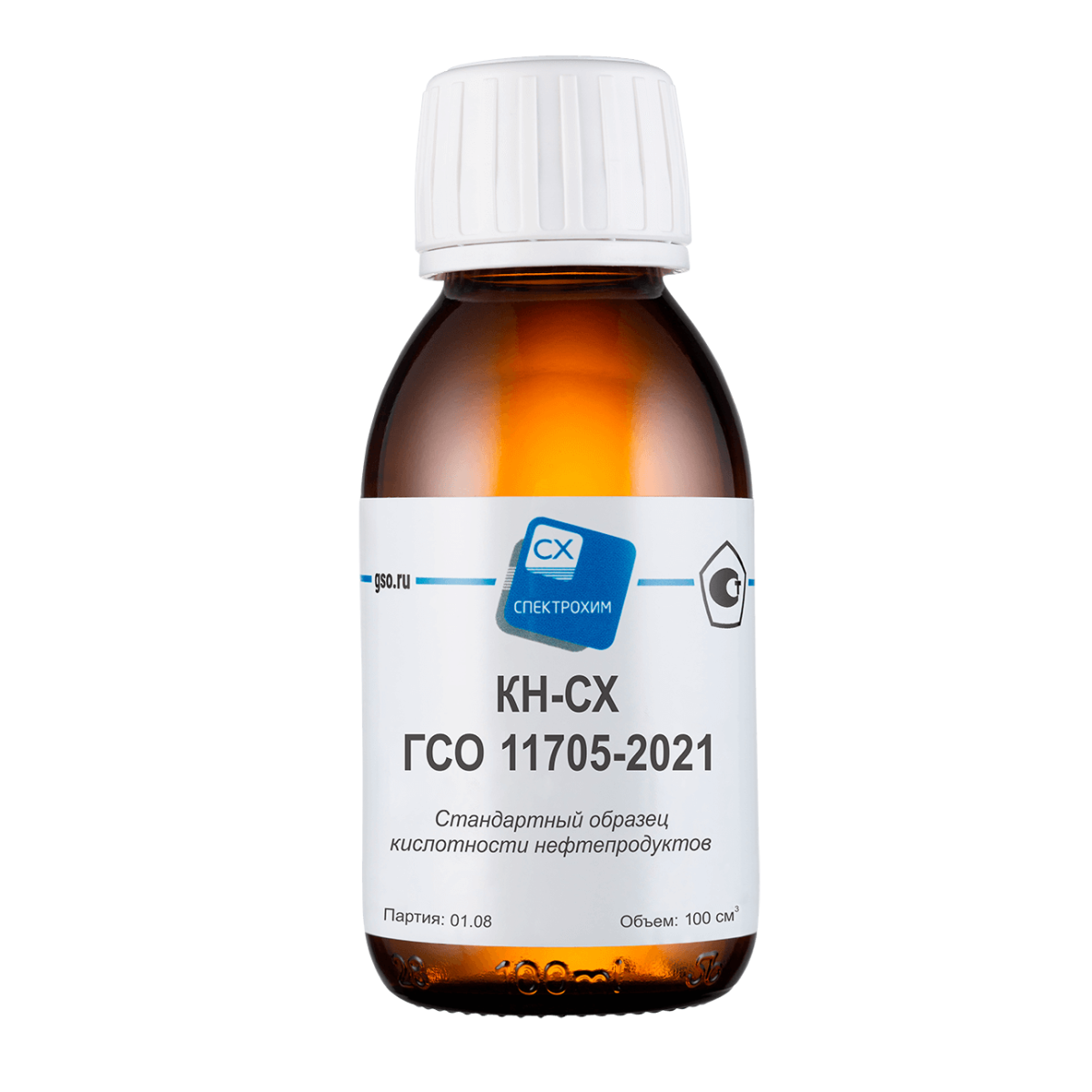 ГСО кислотности нефтепродуктов «КН-СХ» 0,5 мг объемом 250 мл «СпектроХим»
