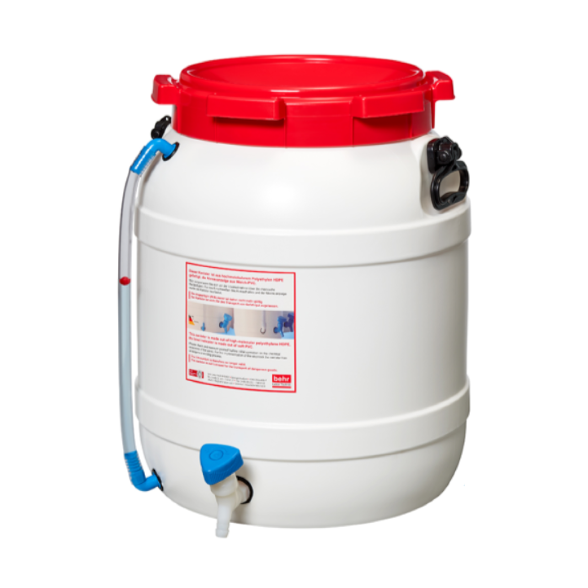 Behr behroplast WF 55 H бутыль с широким горлом и краном на 55 л из ПЭВП