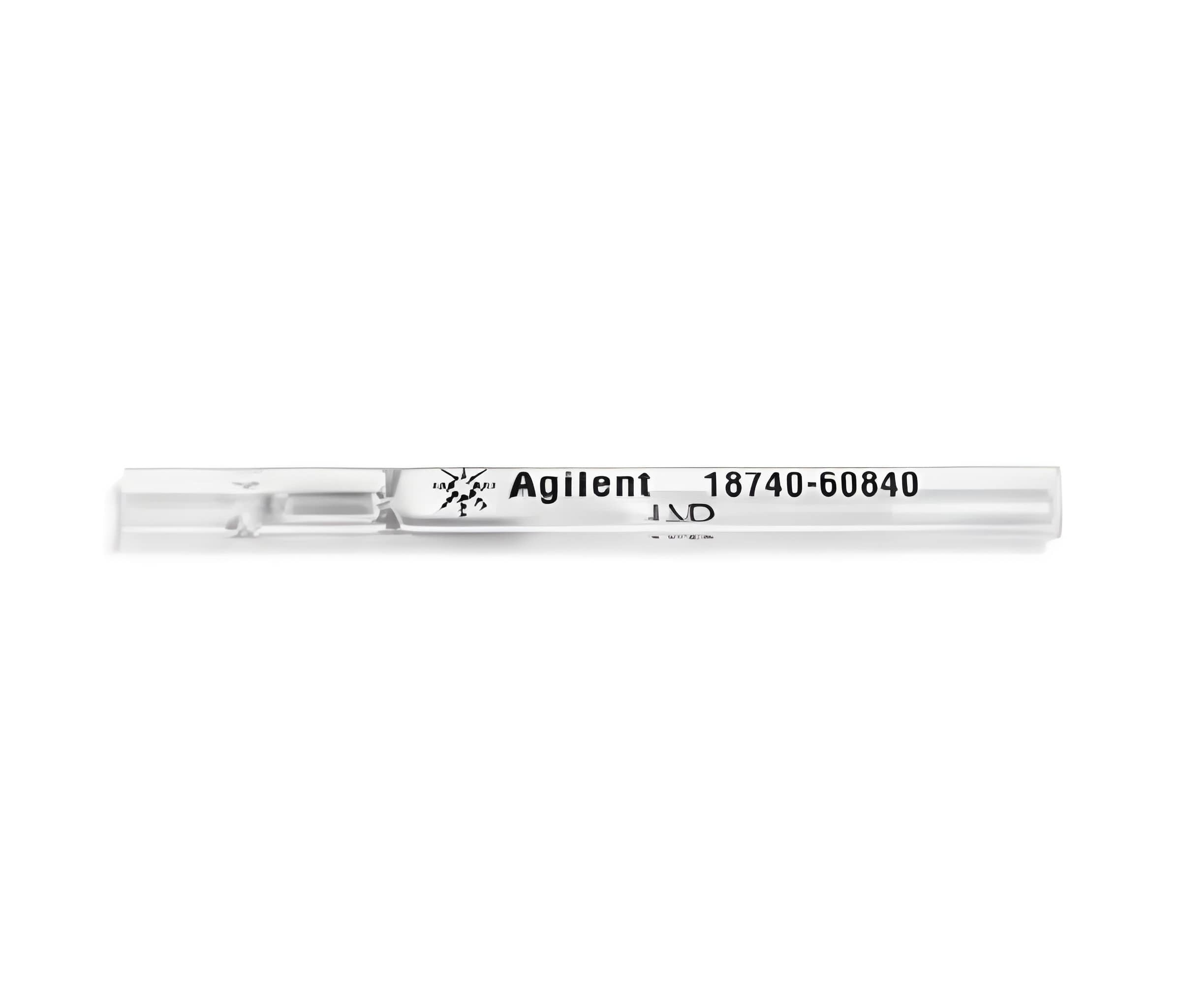 Agilent прямой лайнер 800 мкл с заглушкой, стекловатой и разрезом (25 шт.)