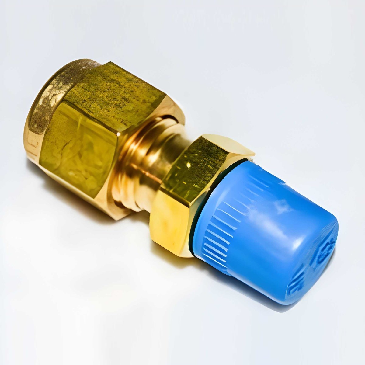 Agilent латунный переходник 1/4