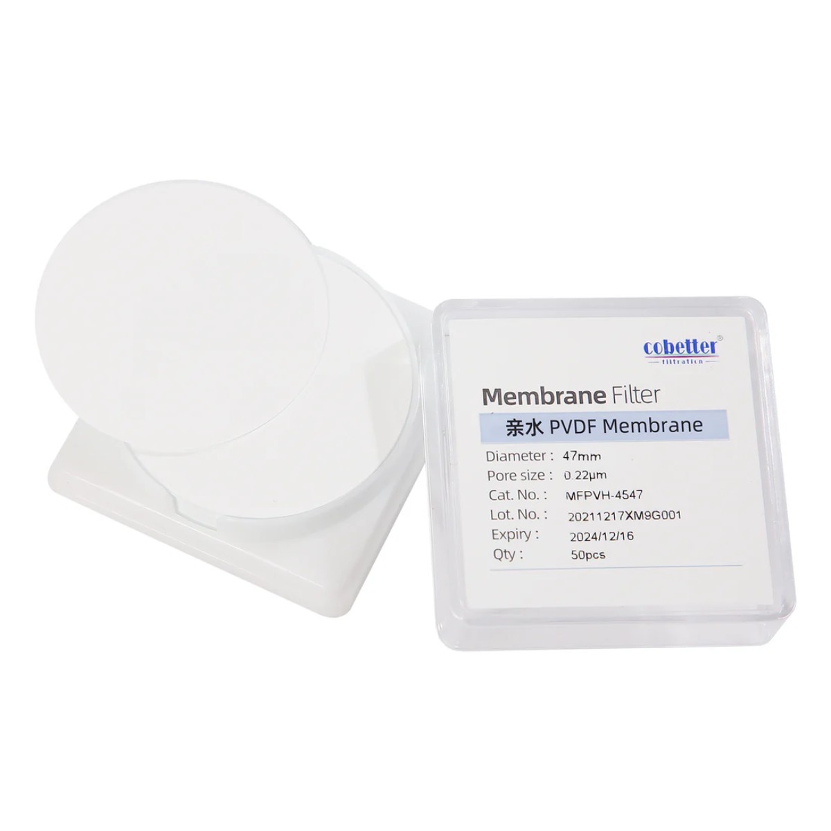 Cobetter PVDF дисковый мембранный фильтр 293 мм с порами 0,45 мкм