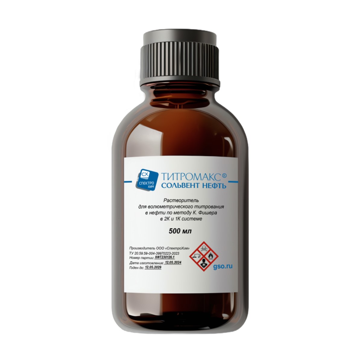 Растворитель «Титромакс Сольвент Нефть» 500 мл «СпектроХим»
