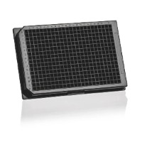 Brand pureGrade S микропланшет на 384 лунки с прозрачным F-образным дном из черного ПС