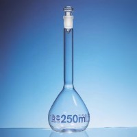 Brand Blaubrand стеклянная мерная колба 50 мл со стеклянной пробкой (сертификат партии USP)