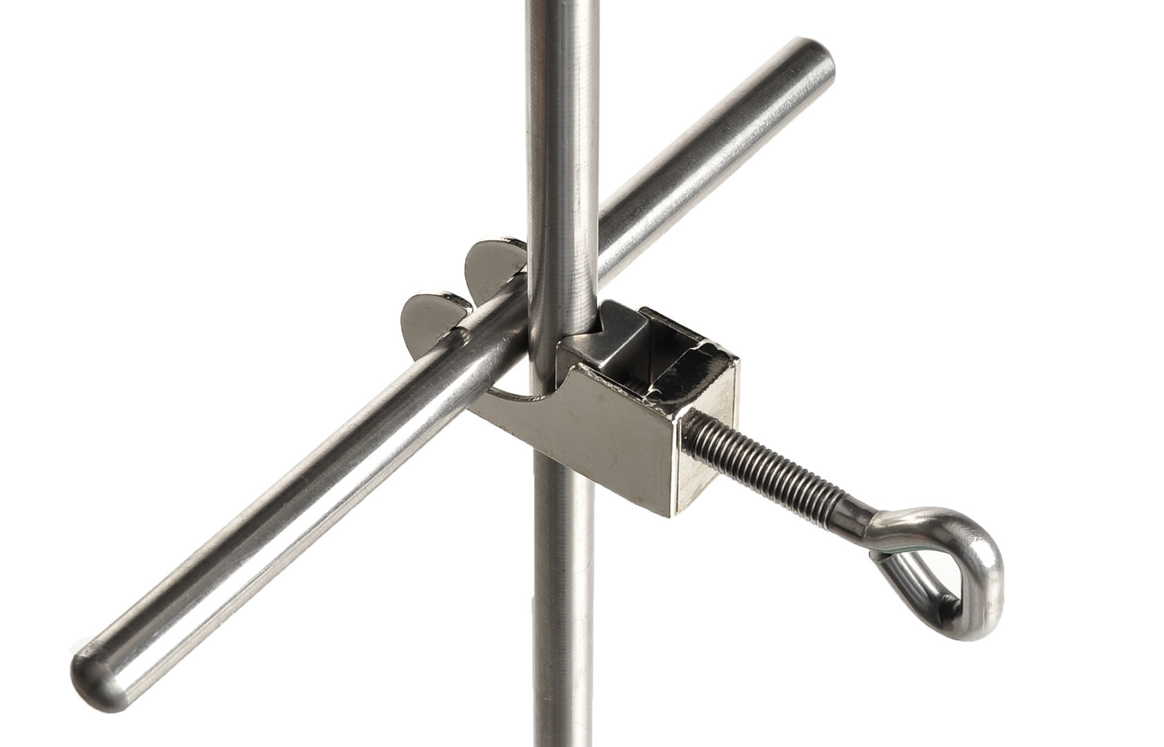 Bochem крепежный узел с крюком Ø13 мм с резьбой 8 и винтами типа 2 из никелированной стали