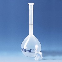 Brand мерная колба 25 мл класса B из прозрачного ПП с пробкой из ПП