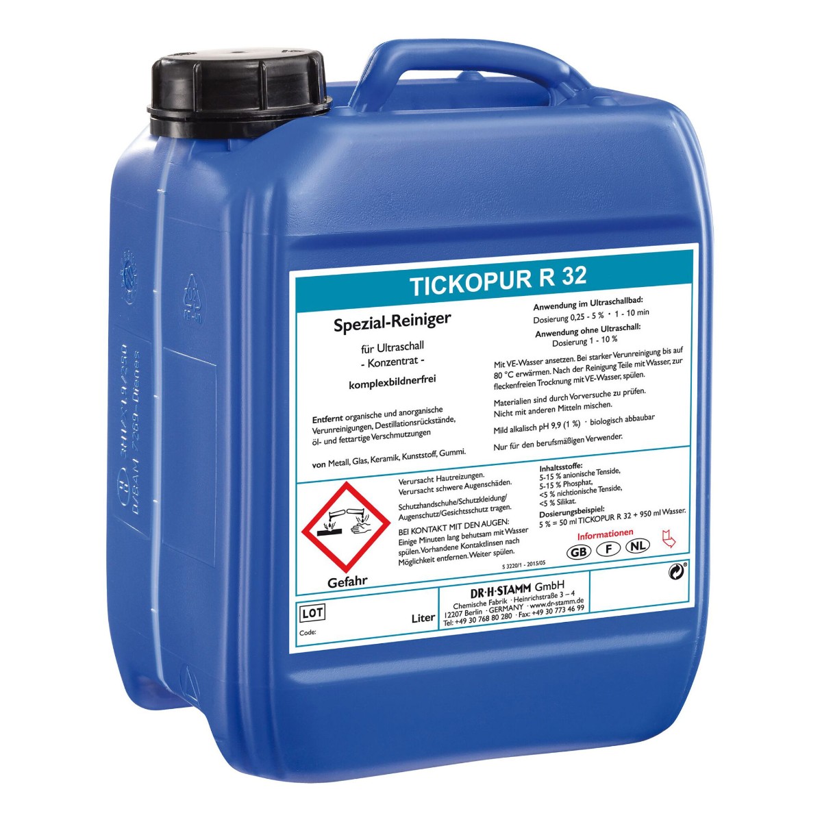 Bandelin Tickopur R 32 очиститель без комплексообразующих агентов 5 л