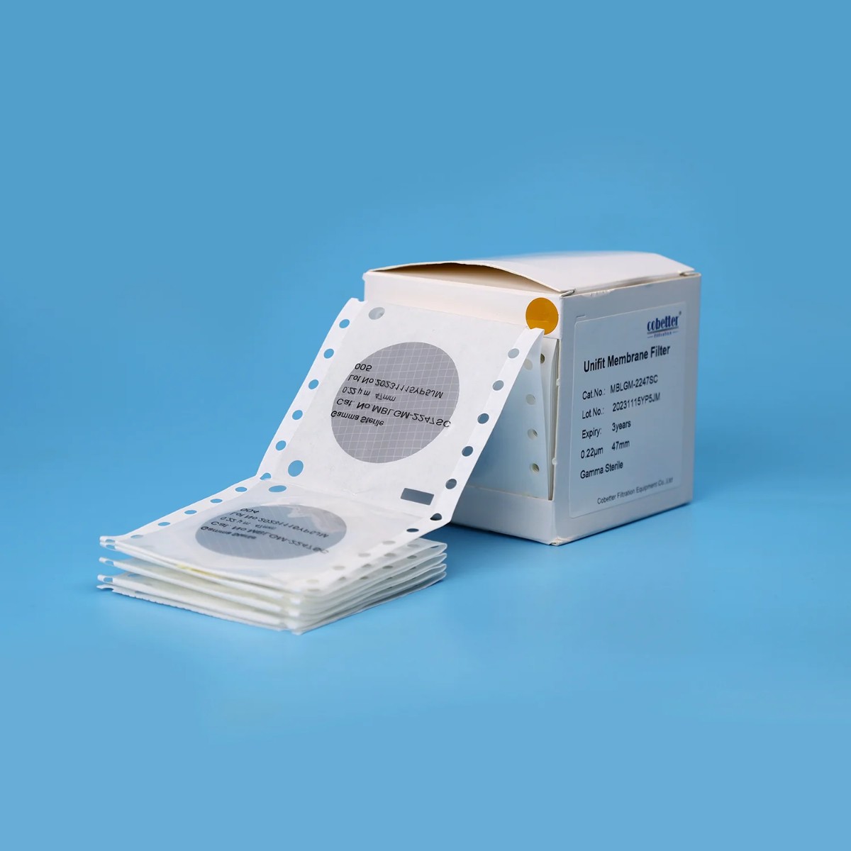 Cobetter MCE черный мембранный фильтр для диспенсеров 47 мм с порами 0,45 мкм