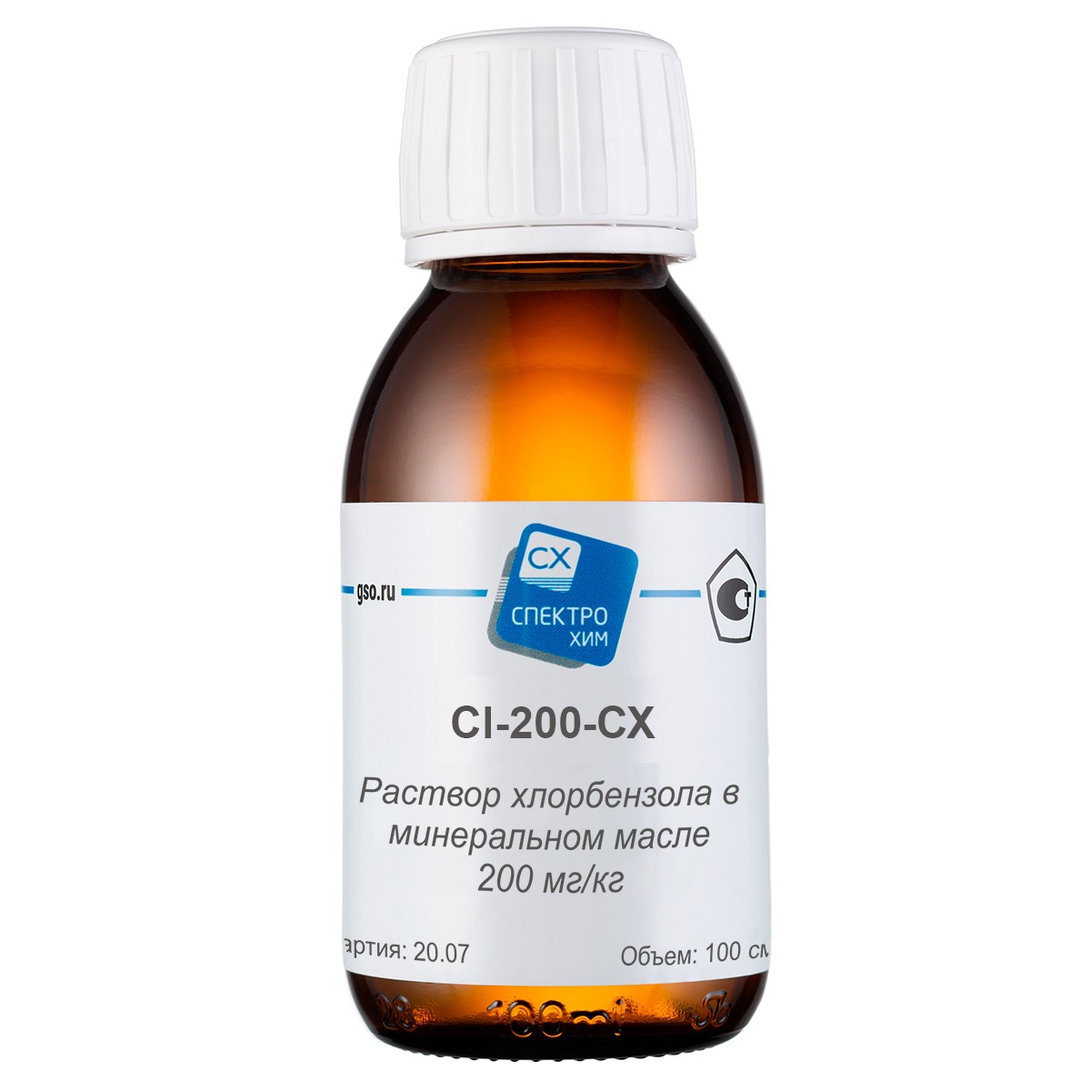 Раствор хлорбензола в минеральном масле «Cl-200-СХ» 100 мл «СпектроХим»