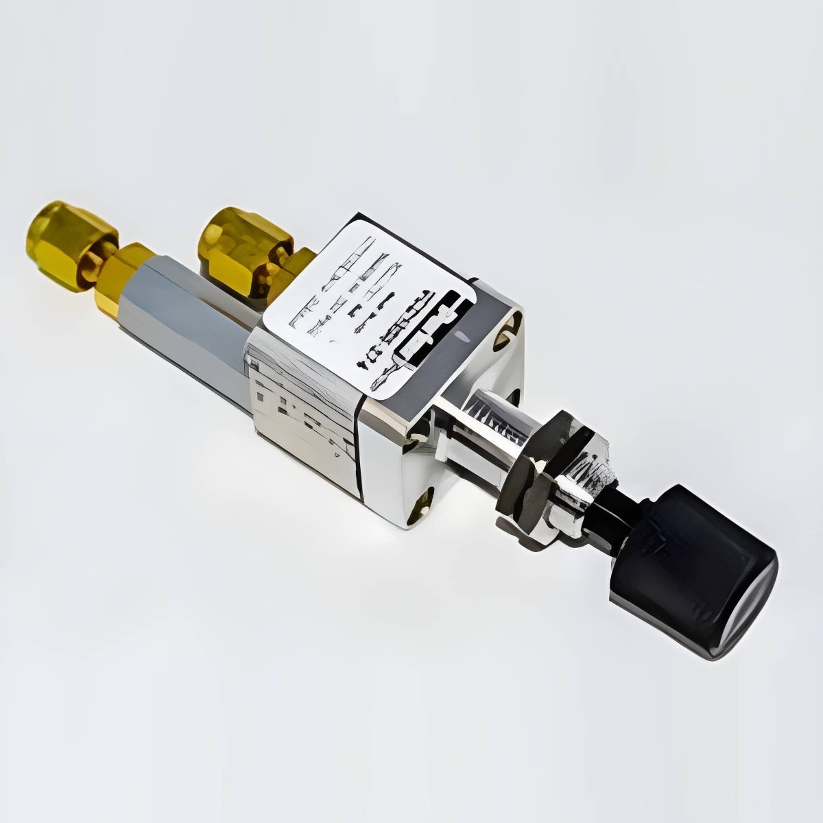 Agilent контроллер расхода газа с фитингами 1/8