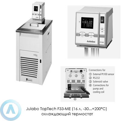 Julabo TopTech F33-ME (16 л, −30...+200°C) охлаждающий термостат