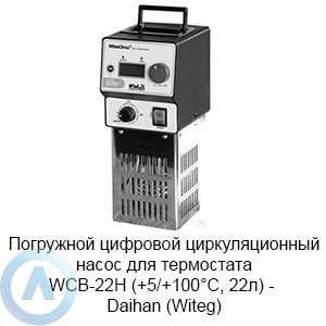 Погружной цифровой циркуляционный насос для термостата WCB-22H (+5/+100°C, 22л) — Daihan (Witeg)