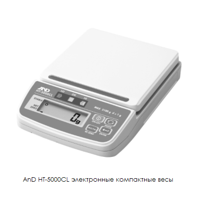 AnD HT-5000CL электронные компактные весы