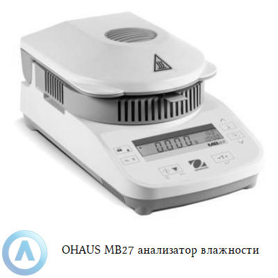 OHAUS MB27 анализатор влажности