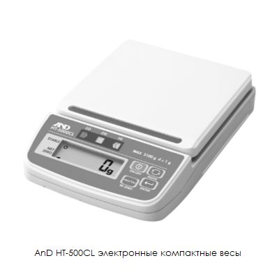 AnD HT-500CL электронные компактные весы