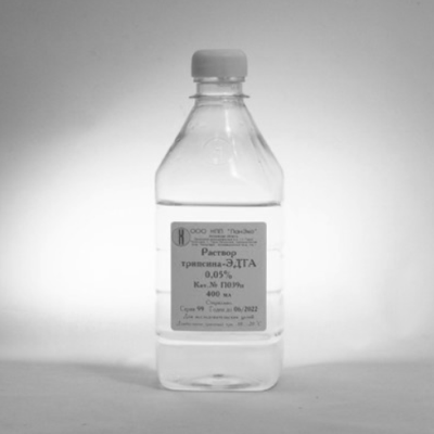 Раствор трипсина-ЭДТА 0,05% с солями Хенкса 400 мл «ПанЭко»